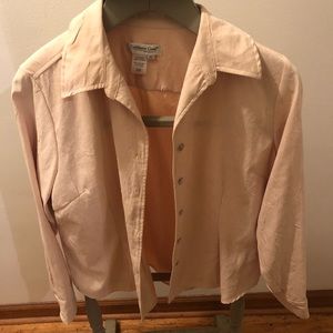 Coldwater creek long sleeve women’s top yellow size PL